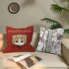 Popular Cute M-Mofusand Cat Cushion Cover Pillow Cover Decor Pillowcase Printed Cushion Case For Couch