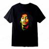 Rap Singer Bob Marley T-shirt Men's Fashion Cotton T-shirt Street Hip Hop Punk Top Women's Vintage T-shirt Solid Summer Clothing