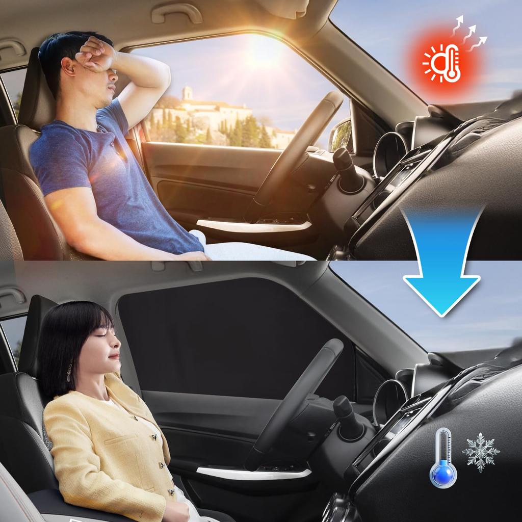 ZATOOTO CT111-QC Car Curtain, For Suzuki Every Every (DA17V JOIN/PC/PA Limited/PA) Magnet, Car Sleeping