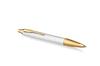 PARKER Ballpoint Pen IM Premium Pearl White GT Medium Point Gift Box Genuine Imported Product 2172748 Oil-based