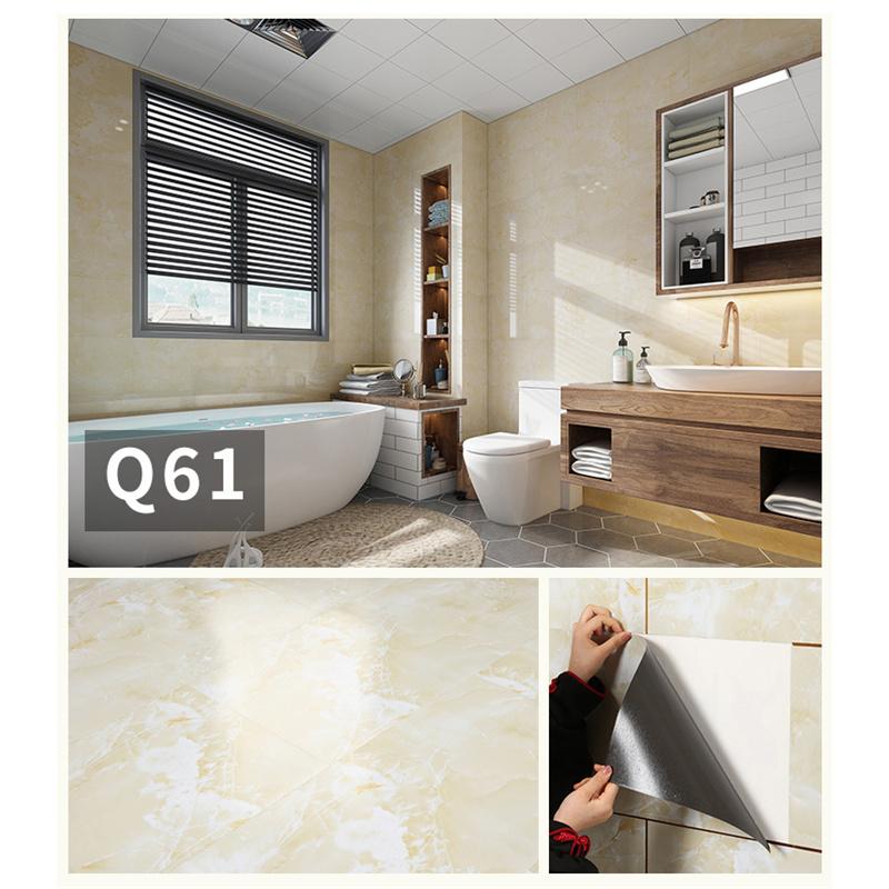 10/20 шт. 3D ПВХ 60*30 см имитация мрамора самоклеящиеся наклейки на стену водонепроницаемые наклейки для ванной комнаты и кухни домашний декор