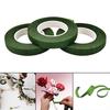 Durable Rolls Waterproof Green Florist Stem Elastic Tape Floral Flower 12mm Tape Cheapness CC