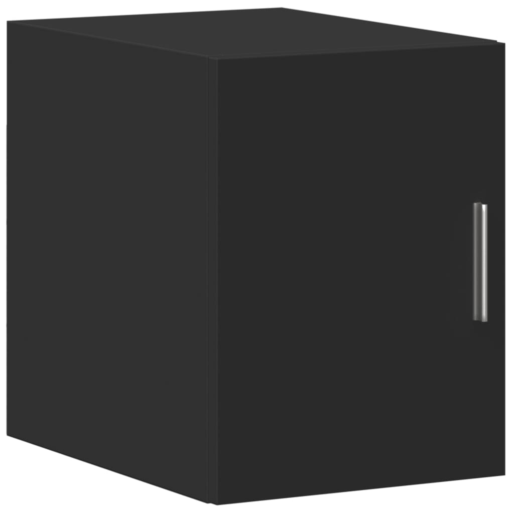 Wall Mounted Cabinet Black 30 x 42.5 x 40 cm Engineered Wood