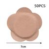 50 шт./набор Сменные одноразовые пакеты с касторовым маслом Самоклеящиеся наклейки на пупок Влагонепроницаемые протекторы для пупка