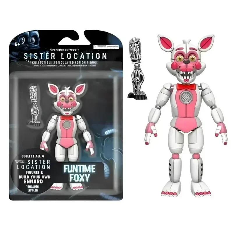 Fnaf Мишка Полуночный Гарем Пять Ночей Сочлененная Съемная Игровая Фигурка Действия В Five Nights Security Breach Миниатюрная Игрушка для Детей