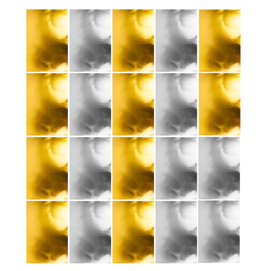 Yousheng Metal Embossing Foil Sheets DIY Aluminum Craft Foil Sheets Christmas Art Embossings Tin Foil Sheets for Embossing Engraving Scrapbooking