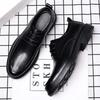Wenzhou Leather Shoes Men's 2025 Autumn British Style Business Inner Height Increase 8CM Men's Commuting Office Trend Increase Trendy Shoes