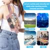 Belt Bag Large Capacity Water-Resistant Zipper Closure Stadium Approved Transparent Waist Bag
