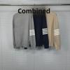 Унисекс TB Tom Wool Sweater - Новая коллекция осень/зима, плотный, теплый и удобный повседневный свитер с круглым вырезом