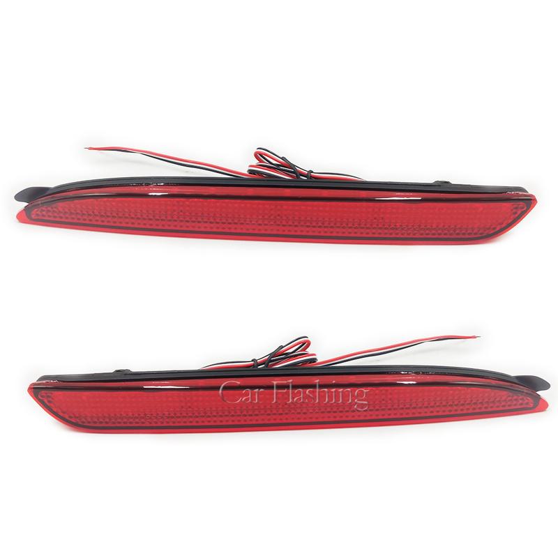 LED Rear Bumper Reflector Lamp Reversing Backup Brake Stop Light For Mazda 3 Mazda speed 3 Axela 2010 2011 2012 2013
