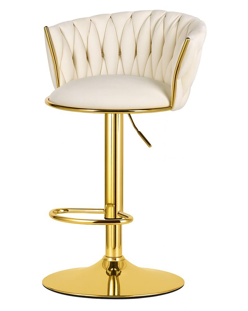 MIG stool - beige / gold base x 1