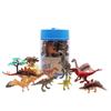 Animal Planet Dinosaur Figure Round Bucket Set of 14, 1 Set, Popular Toys In Korea