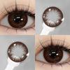 Цветные контактные линзы AMARA для глаз, голубые глаза, зеленые линзы, корейские модные серые линзы для больших глаз, линзы 14,5 мм, ежегодно, 2 шт./пара