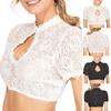 Ladies Elegant Classic Beer Festival Regular Bottoming Lace Stitching Small Shirt Top