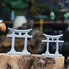 Fish Tank Ornament Japanese Shinto Torii Shrine Gate Model Miniature Aquarium Decoration for Underwater Landscape