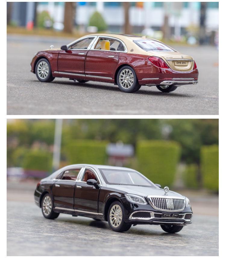 1:24 Mercedes-Benz Maybach S680 Alloy Model Car Ornament