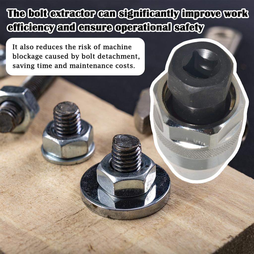 Инструмент для поврежденных болтов и шпилек, который зажимает шпильки от 1/4 до 1/2 дюйма для сломанных, поврежденных, слизавшихся, окрашенных и заржавевших крепежных болтов