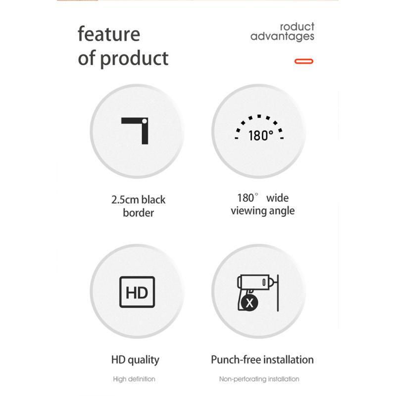 Мобильный портативный экран проектора 60-150 дюймов высокой плотности 4k Hd простой видеопроектор занавес для