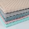 1 Yard Super Soft Minky Dot Fabric Sewing Baby Blanket Toys Material Antipilling Eco-Friendly Polyester Handwork Plush Fabric