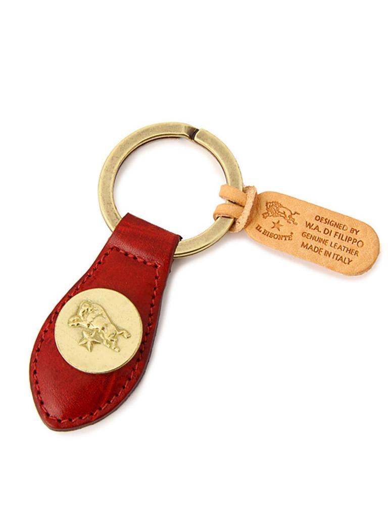 Key Ring F Red [Il Bisonte] 54_1_5432409250
