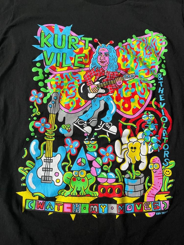 KURT VILE band Album Music Heavy Cotton Black All Size Shirt AG527 Unisex T-Shirt