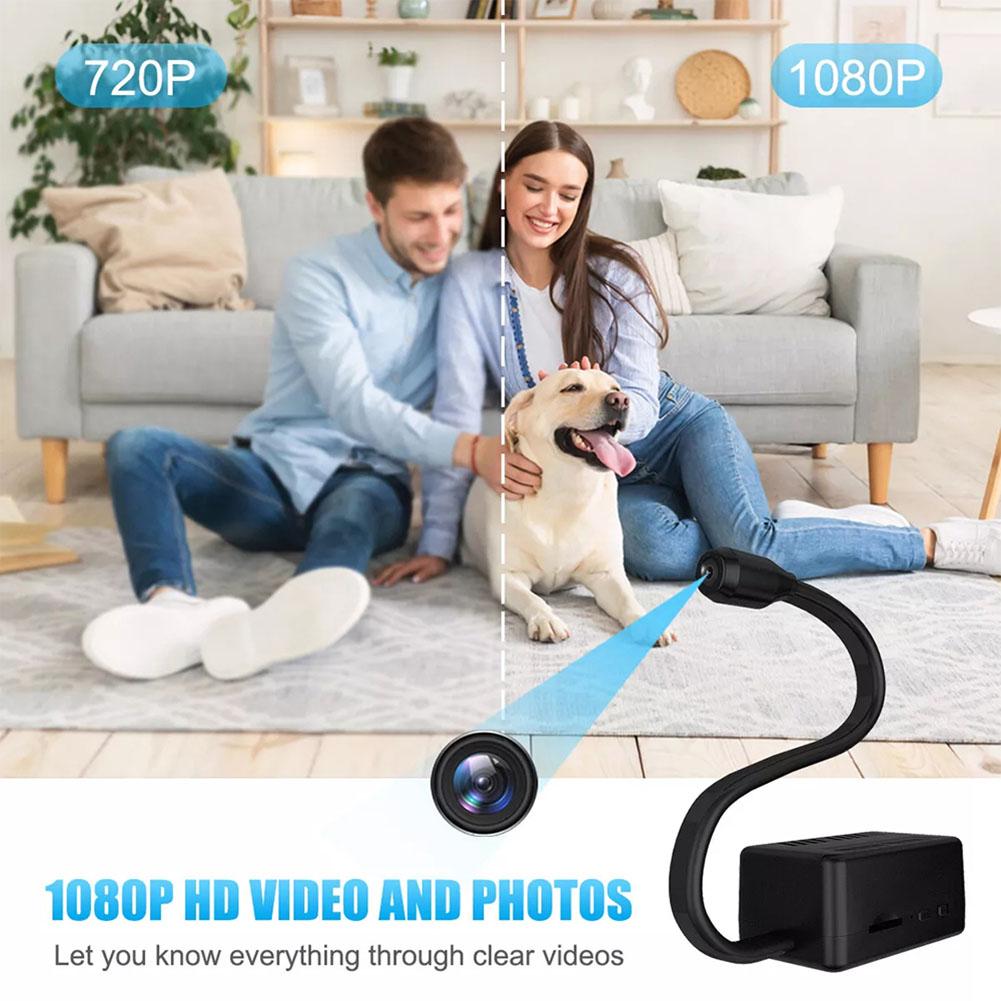 Мини-камера с циклической записью 1080P HD Беспроводная WiFi-камера Видеорегистратор Детектор движения Защита Безопасности Камера видеонаблюдения