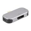Док-станция многофункциональная 3 в 1 Type C Male на DP 2 Type C Female USB C Hub для Windows для