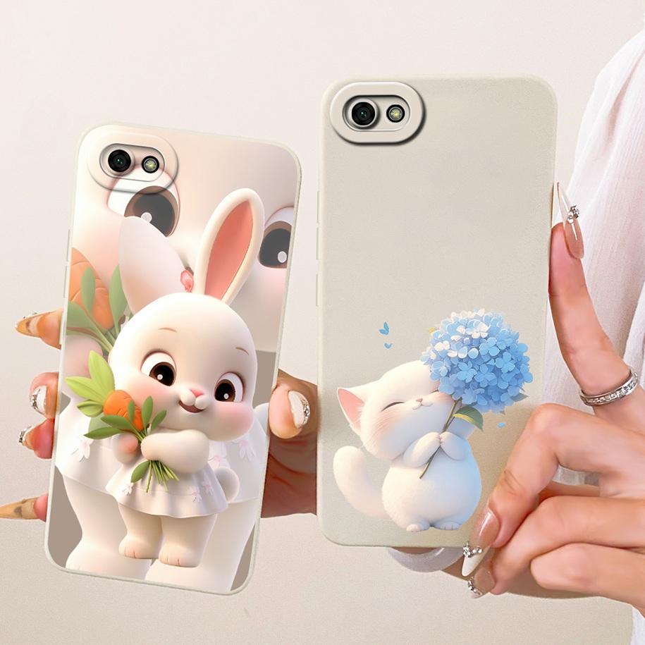 Чехол для Huawei Y5 Lite Prime 2018 DRA-LX5 DRA-LX2 Чехол Милый Кролик Мультяшный Ударопрочный Силиконовый Чехол для Телефона Для Honor 7S Funda