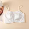 Шелковый атласный бюстгальтер-топ без бретелей из тутового шелка без косточек - Удобный, дышащий и элегантный дизайн спинки для женщин