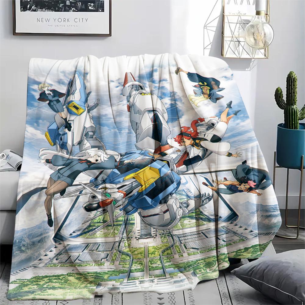 Mobile Suit Gundam Epic Battle Blanket, Warm Throw for Living Room, Great Gift for Gundam Lovers.chl