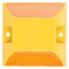6PCS Double Yellow Plastic Road Reflectors Street Pavement Driveway Stud Markers