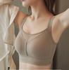 Бесшовный беспроводной бюстгальтер больших размеров: Предотвращение просвечивания сосков, Поддержка подъема и боковая поддержка с дизайном «кроличьи ушки»
