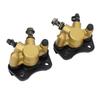 2pcs Hydraulic Disc Brake Caliper Replacement for 50cc 70cc 90cc 110cc 125cc Chinese ATV 4 Wheeler Quad Go Kart