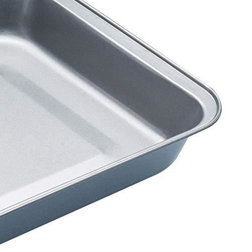 Plat de cuisson - Kitchen Craft - 42 x 31 cm - Antiadhésif - Rectangulaire - Gris