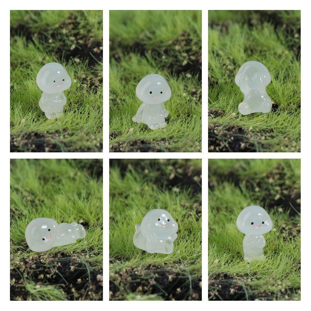Resin Crafts Luminous Small People Figurines Little Man Statue  Fairy Garden Decorations