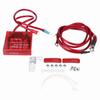 Universal Fuel Saver Voltage Stabilizer Regulator Kit W 3 Earth Ground Cables Red