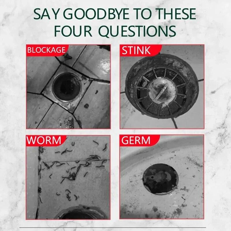 1 шт., сливной трап в полу, дезодорирующий дренажный стержень, устройство для борьбы с вредителями в туалете, без специфического запаха