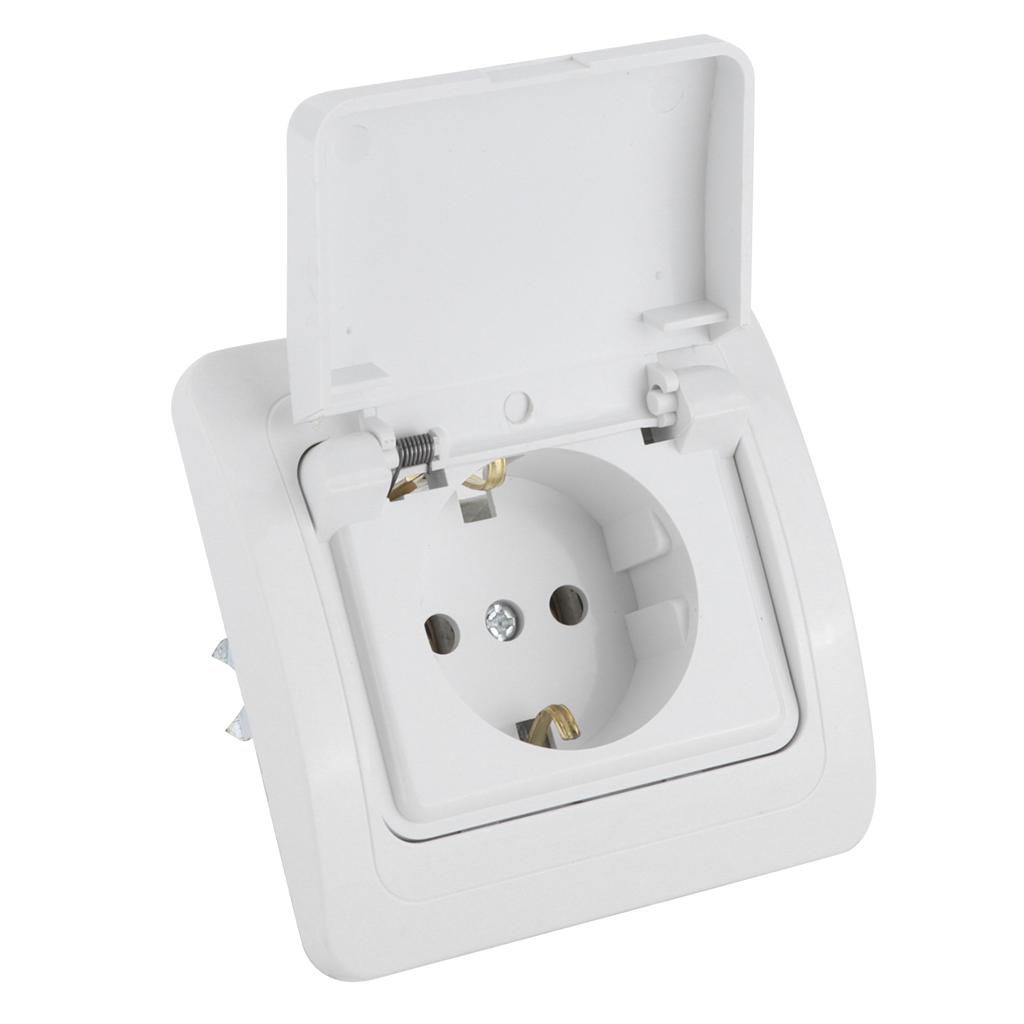 16A 250V Power Outlet Box Socket Accessory Moistureproof for Marine Truck Camper Yacht