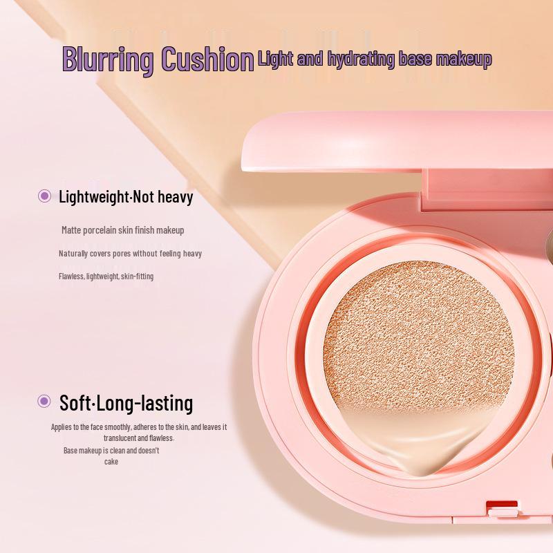 Yuli Yula Водостойкий BB-кушон-консилер с эффектом мягкого фокуса - 3 цвета, не скатывается, дышащий и стойкий контурирующий макияж.