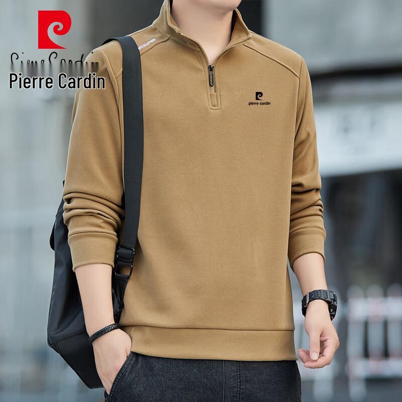 Pierre Cardin Men's Half-Zip Stand-Collar Casual Sweatshirt