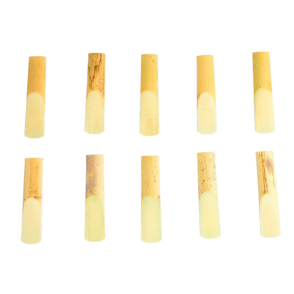 10 Pcs Alto Saxophone Reed Professional Traditional Reed Accessory for Alto Saxophone Strength No. 3
