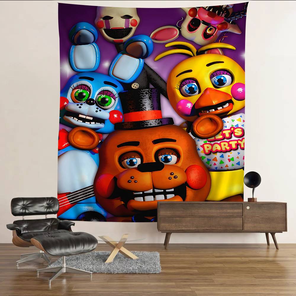 Игровой F-Fnaf Аниме DIY Настенный Гобелен для Гостиной Дома Общежития Декор Настенное Искусство Декор