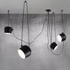 Nordic Industrial Style Three-Head Pendant Light for Cafe, Bar, or Exhibition Hall