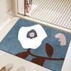 Cartoon Home Входная ванная комната Коврик для пола в ванной Туалет Туалет Дверь в туалет Впитывающий нескользящий коврик
