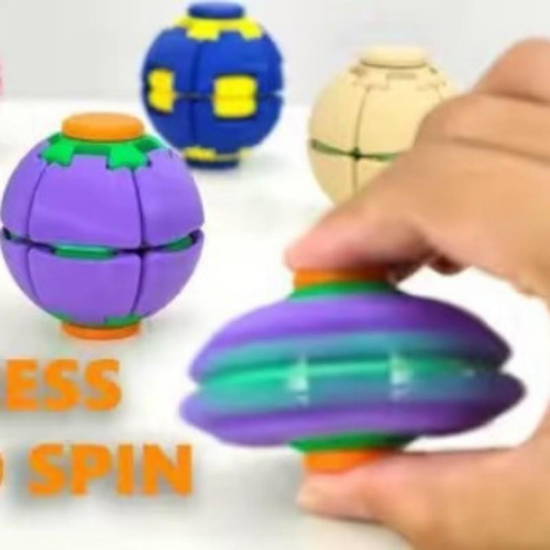 Новая креативная игрушка-пазл для снятия стресса - Нажми, чтобы трансформировать и вращать гироскоп-фиджет - Сенсорный novelty подарок для снятия тревожности