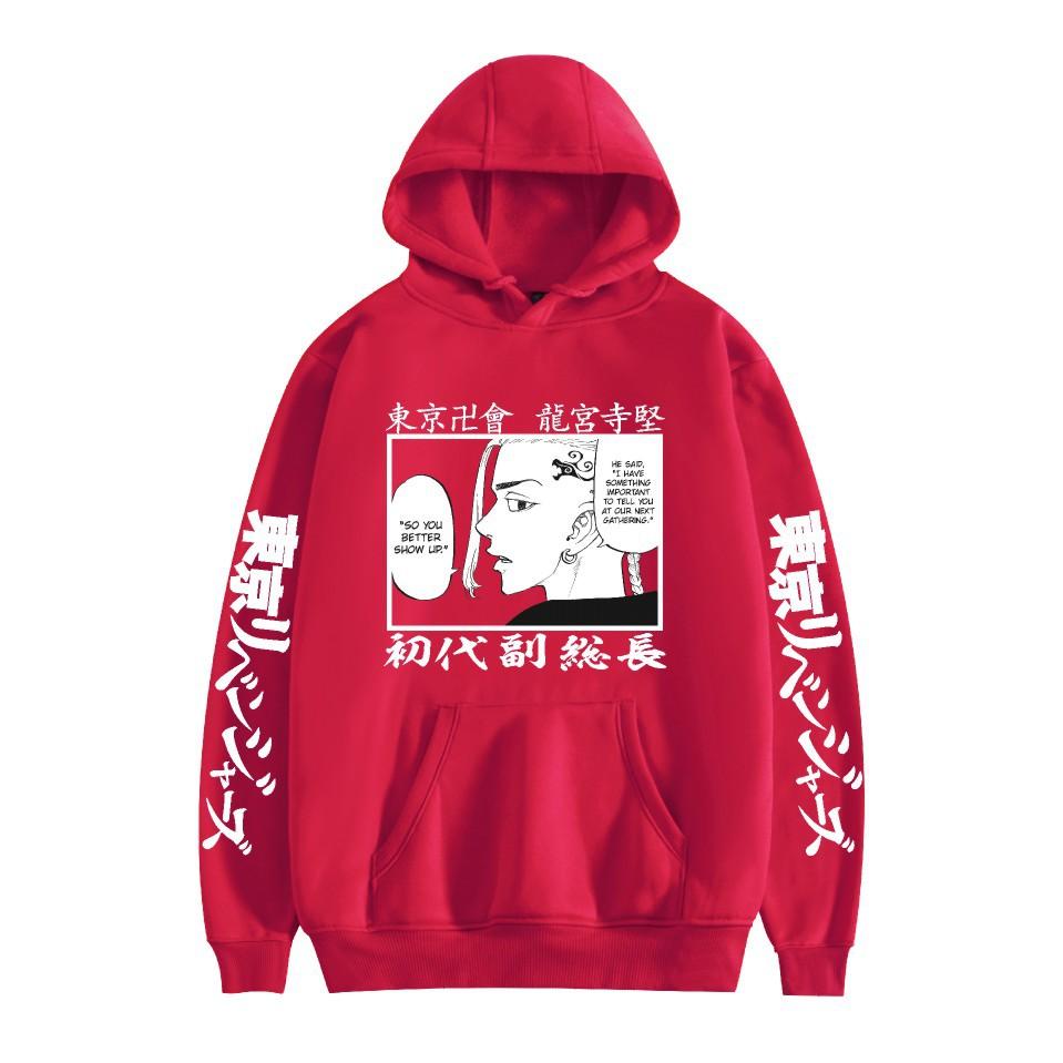 Новый модный повседневный свитер с капюшоном с принтом аниме