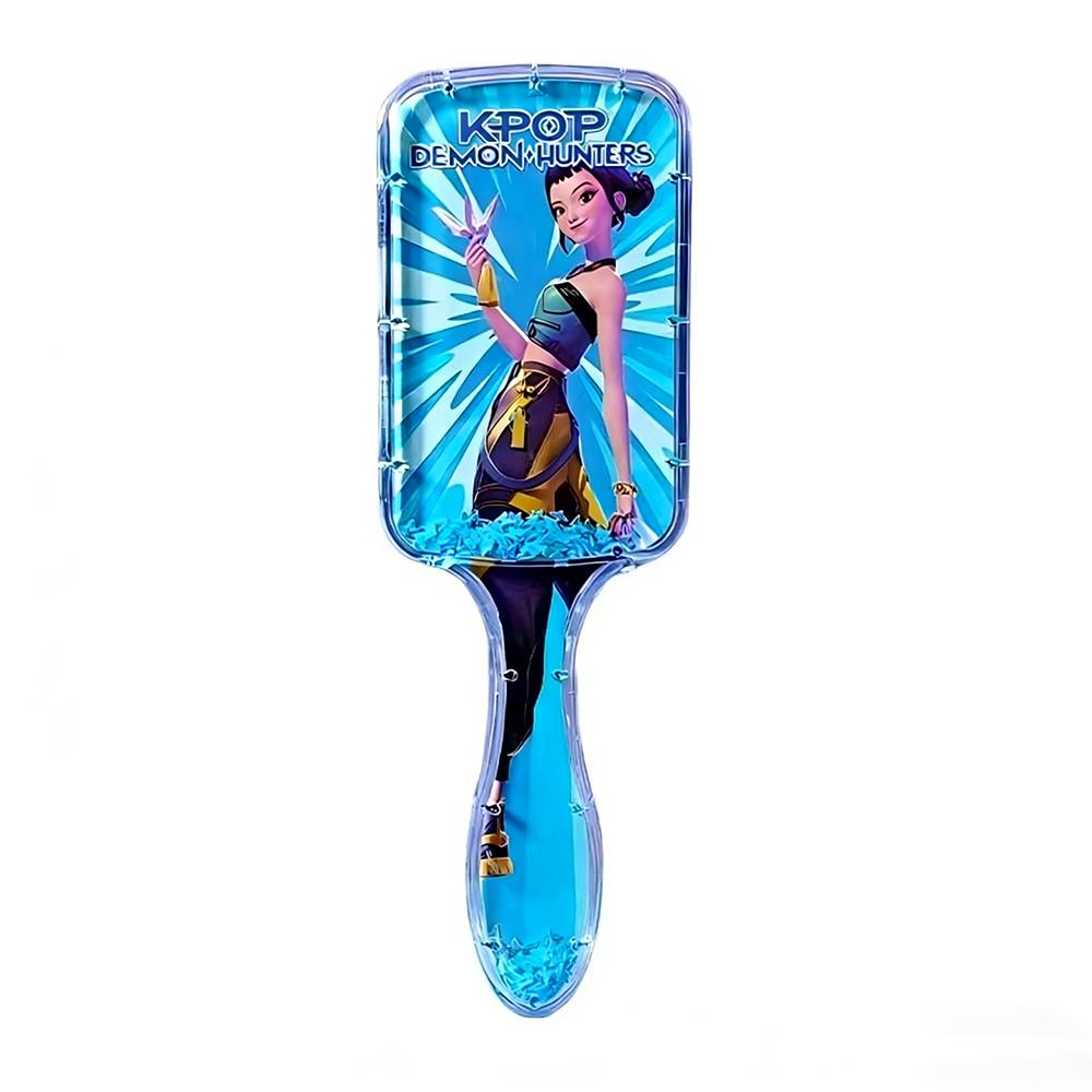 1/4PCS KPop Demon Hunters Comb Cartoon Rumi Mira Zoey Air Cushion Massage Comb Anime Peripheral Student Comb Girl Gifts