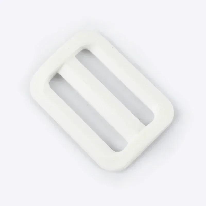 20Pcs Meetee 25/32/38mm Plastic Ring Buckles Tri-Glide Slider Adjuster Belt Buckle Dog Collar Clasp Hooks DIY Sewing Accessories