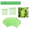 100pcs Strawberry Grapes Fruit Grow Bags Netting Mesh Vegetable Plant Protection Bags For Pest Control Anti-Bird Garden Too U7X5