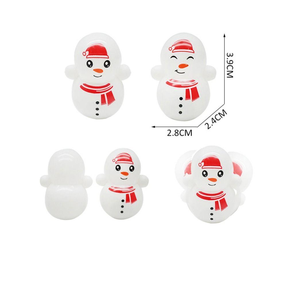Gags Desktop Toy Educational Toys Mini Tumbler Snowman Tumbler Penguin Tumbler Christmas Ornaments